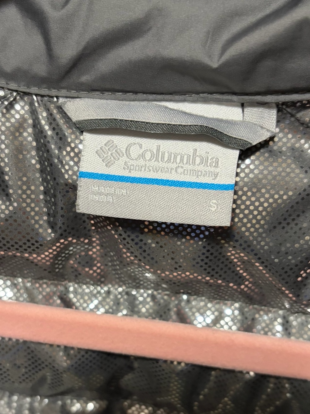 Columbia Omni-Heat Colorblock Puffer Vest Gray Blue Women’s S - Picture 6 of 6